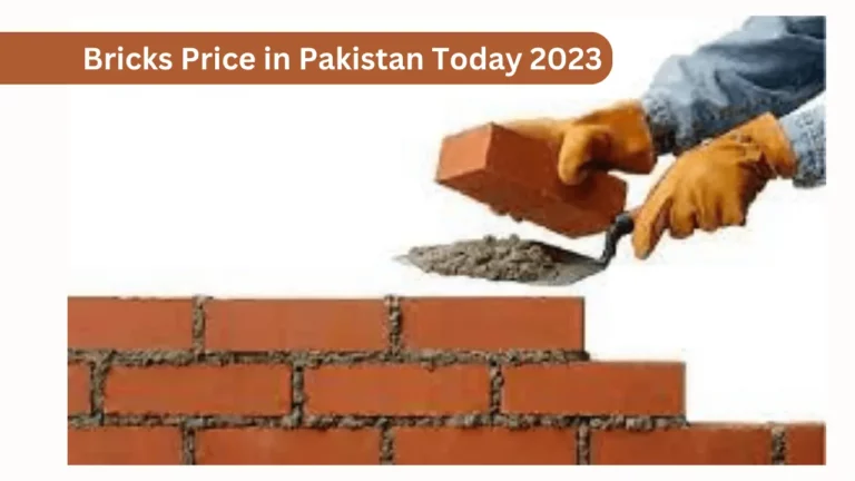 Bricks Price in Pakistan 2024 Red Brick Eent 