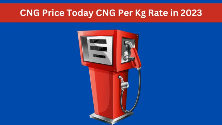 CNG Price in Pakistan Today CNG Per Kg Rate in 2023