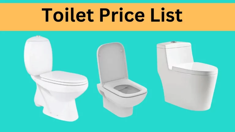 Toilet Price in Pakistan Best commode Rate List 2024