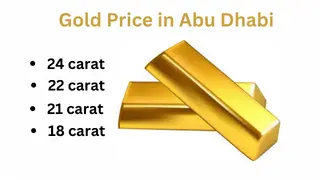 Gold Price In Abu Dhabi 18, 22 & 24 Carat Today Rate