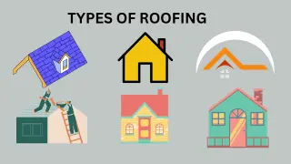 What are the three types of roofing?